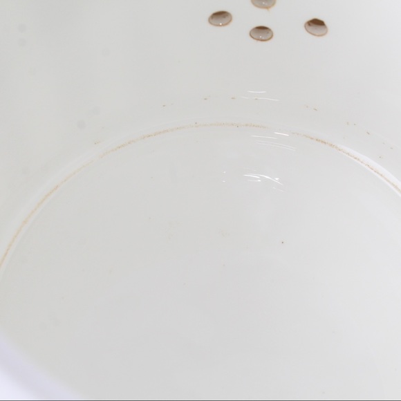 Henri Bendel Striped Teapot Brown White & Gold Bone China Centennial Stripe - Picture 7 of 9